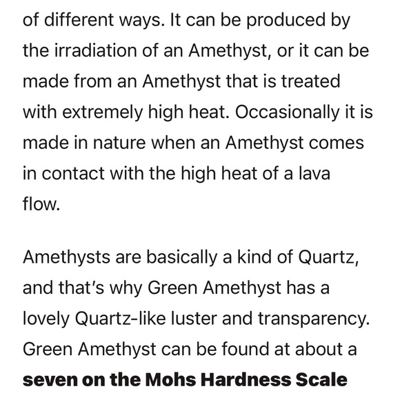 Rare and beautiful Green Amethyst, necklace, and earring set - Picture 10 of 11